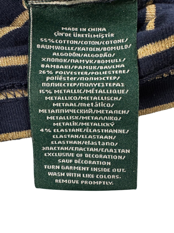 Ralph Lauren Striped Short Sleeve Top - S - Think Vintage ltd