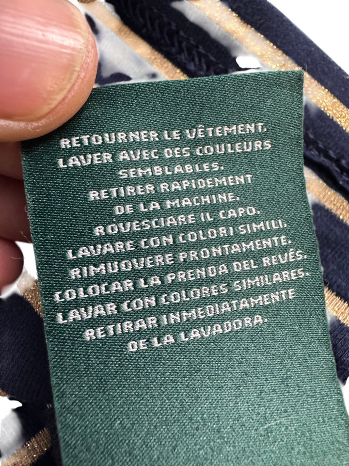 Ralph Lauren Striped Short Sleeve Top - S - Think Vintage ltd