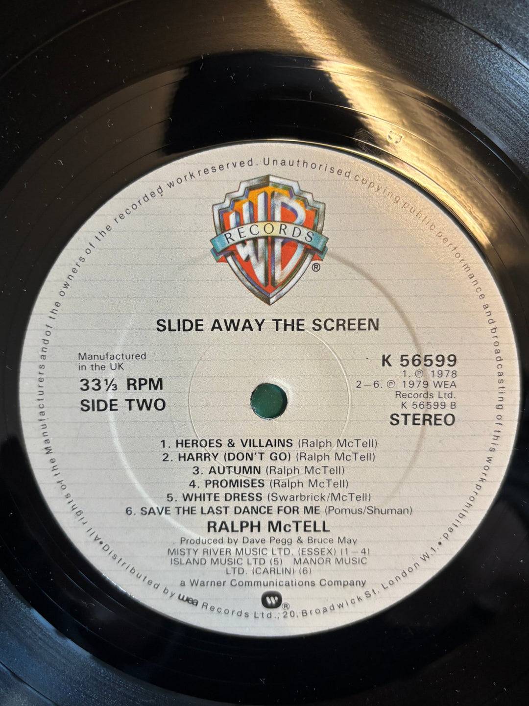 Ralph McTell Slide Away The Screen Vinyl - Good - Think Vintage ltd