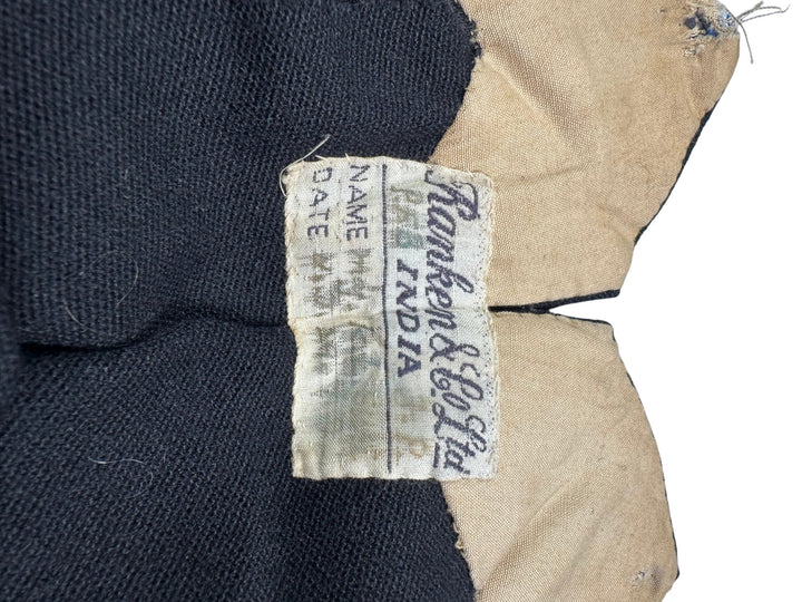 Ranken & Co Black Riding Pants With Red Stripe - L - Think Vintage Online Ltd