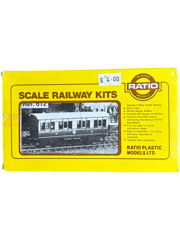 Ratio GWR No 612 4 Wheel Composite Scale Railway Kit OO/HO - Think Vintage