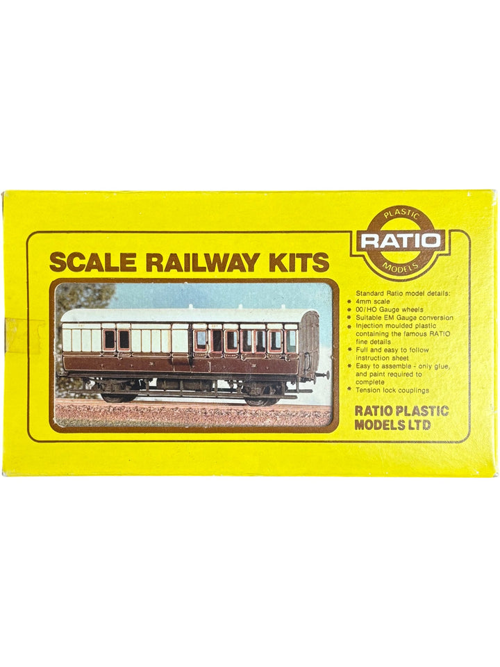 Ratio Plastic Models 613 GWR 4 Wheel Brake Third Scale Kit - Think Vintage ltd