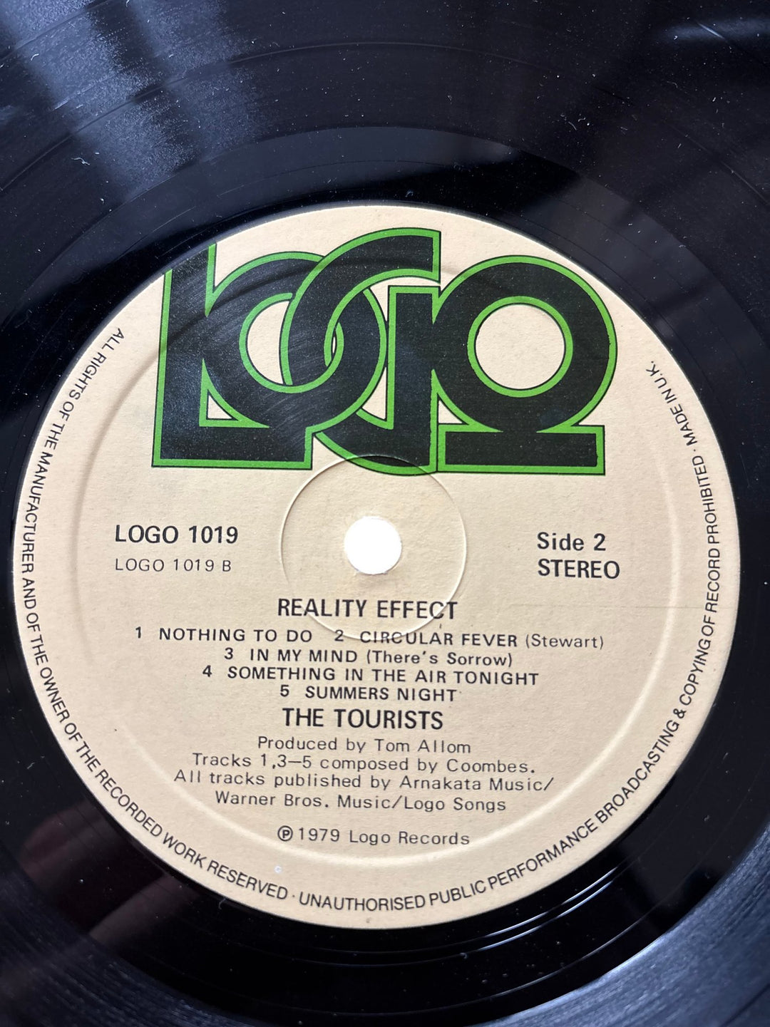 Reality Effect Vinyl Record - Good - Think Vintage ltd