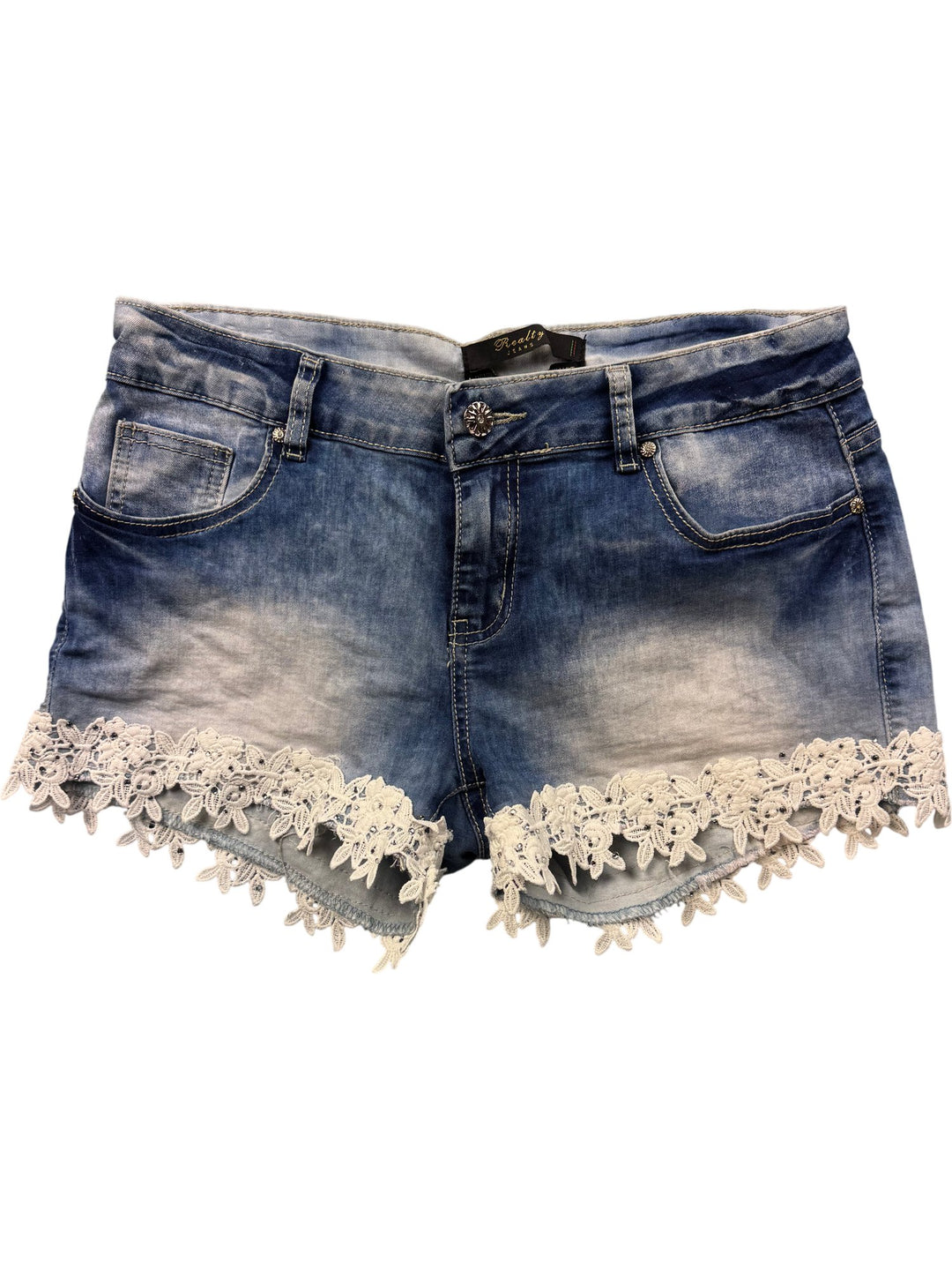 Reality Jeans Light Wash Denim Shorts - W30