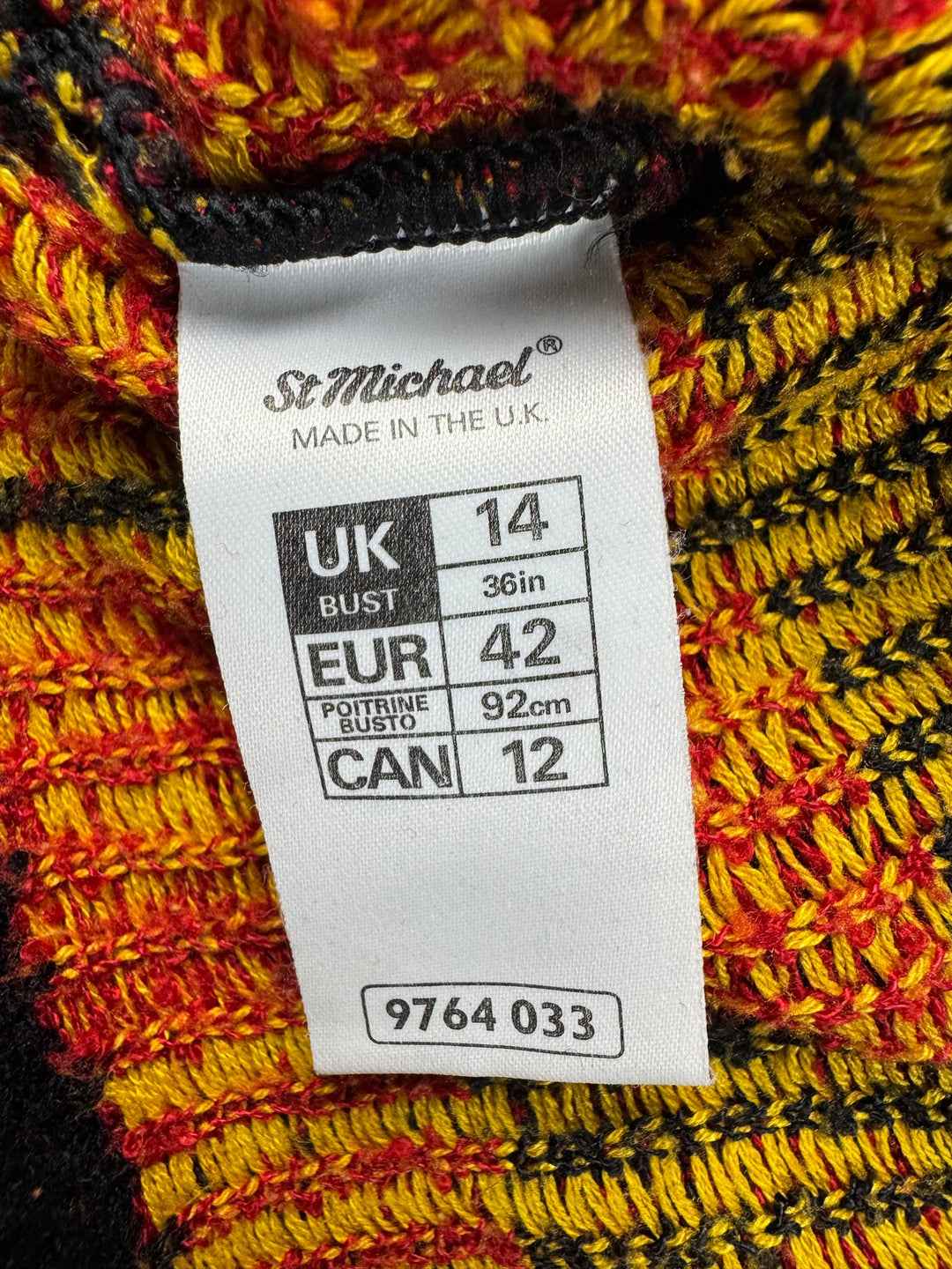 Red Black Tartan Knit Sweater - Think Vintage ltd