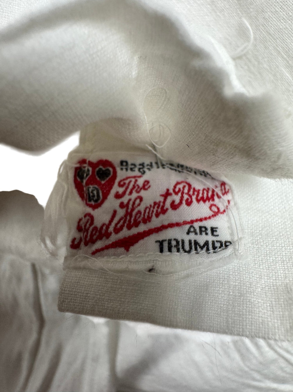 Red Heart Brand White cotton Pettipants - Small - Think Vintage ltd
