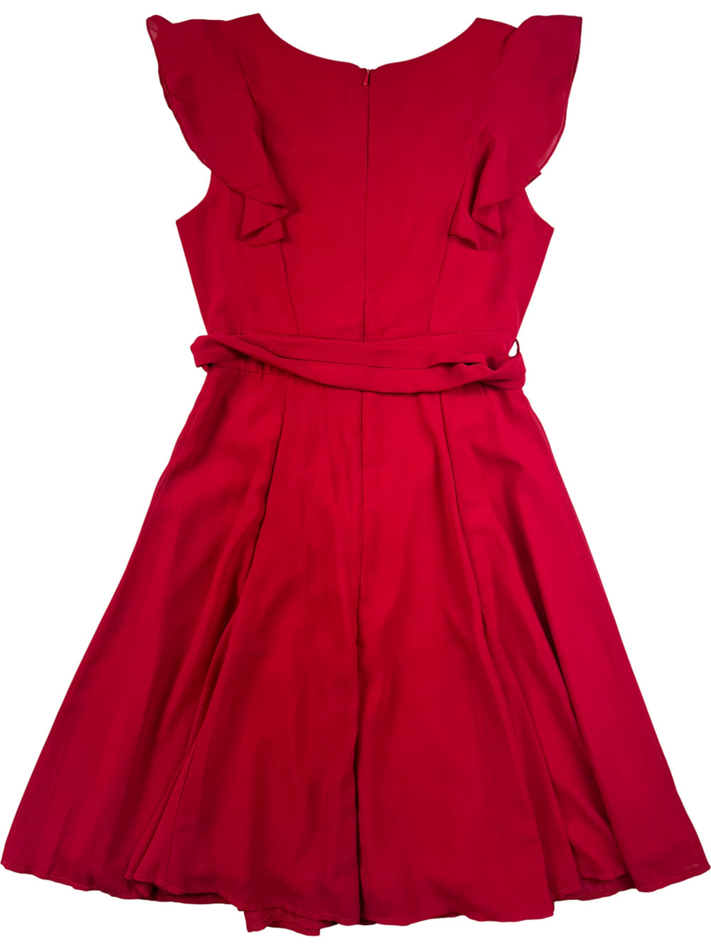 Red Sleeveless Dress by Quiz - S/M - Think Vintage ltd
