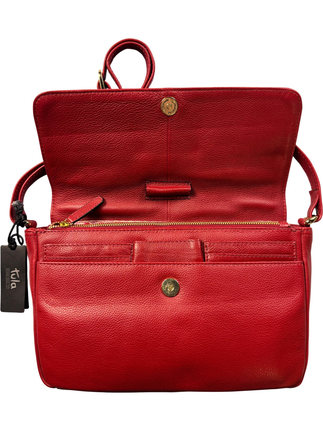 Red Tula Shoulder Bag - Think Vintage ltd