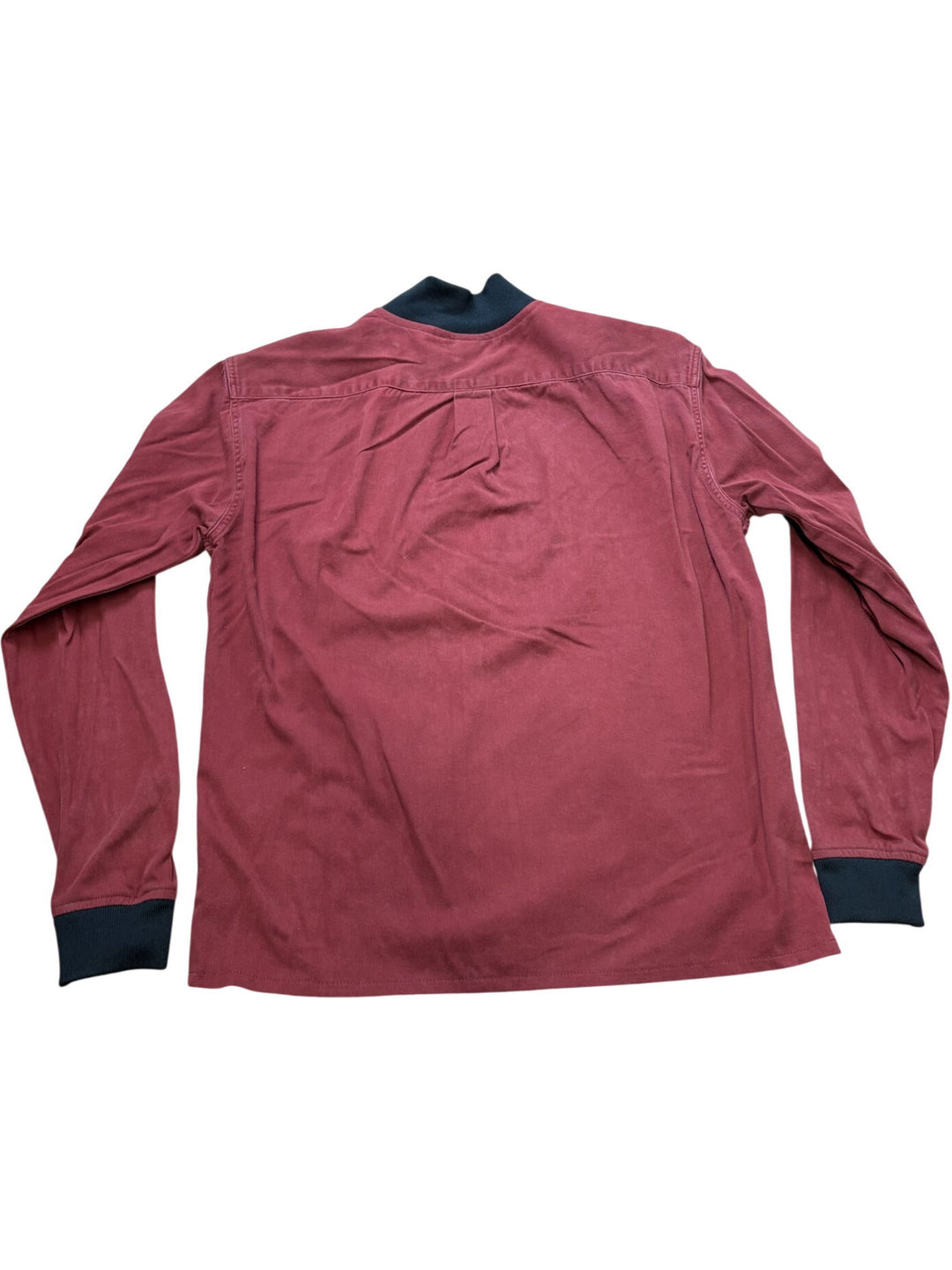 Red Zip-Up Bomber Jacket - M