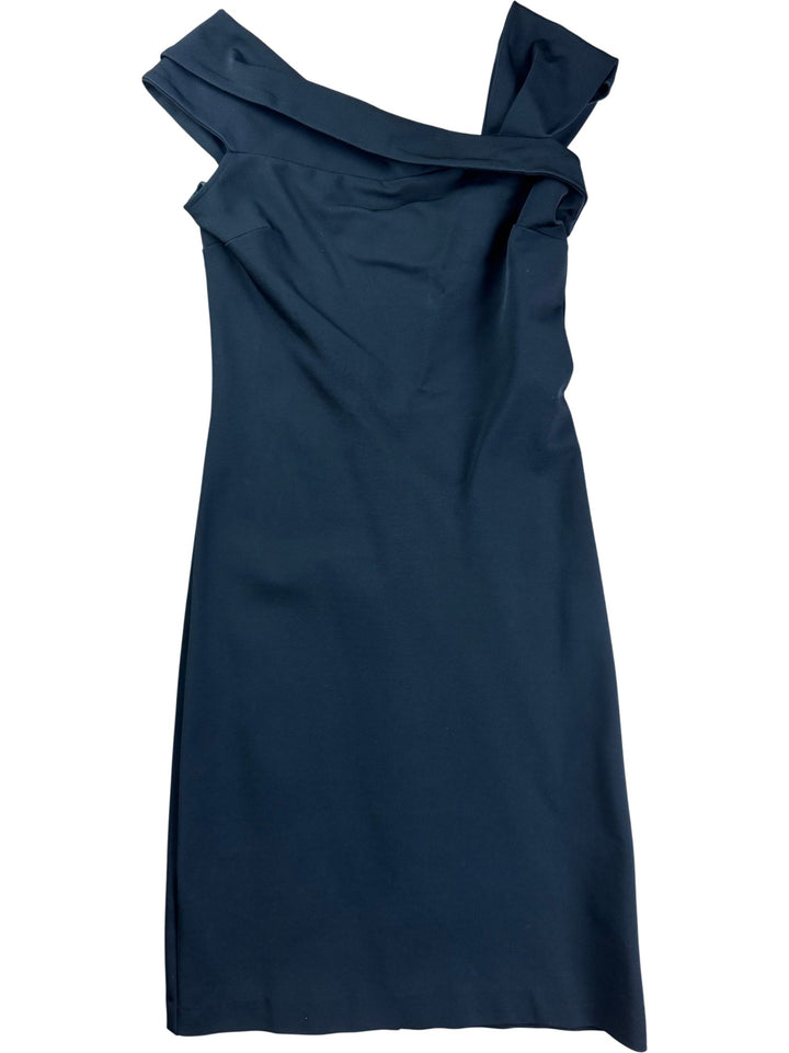 Reiss Black Off-Shoulder Dress - S - Think Vintage ltd