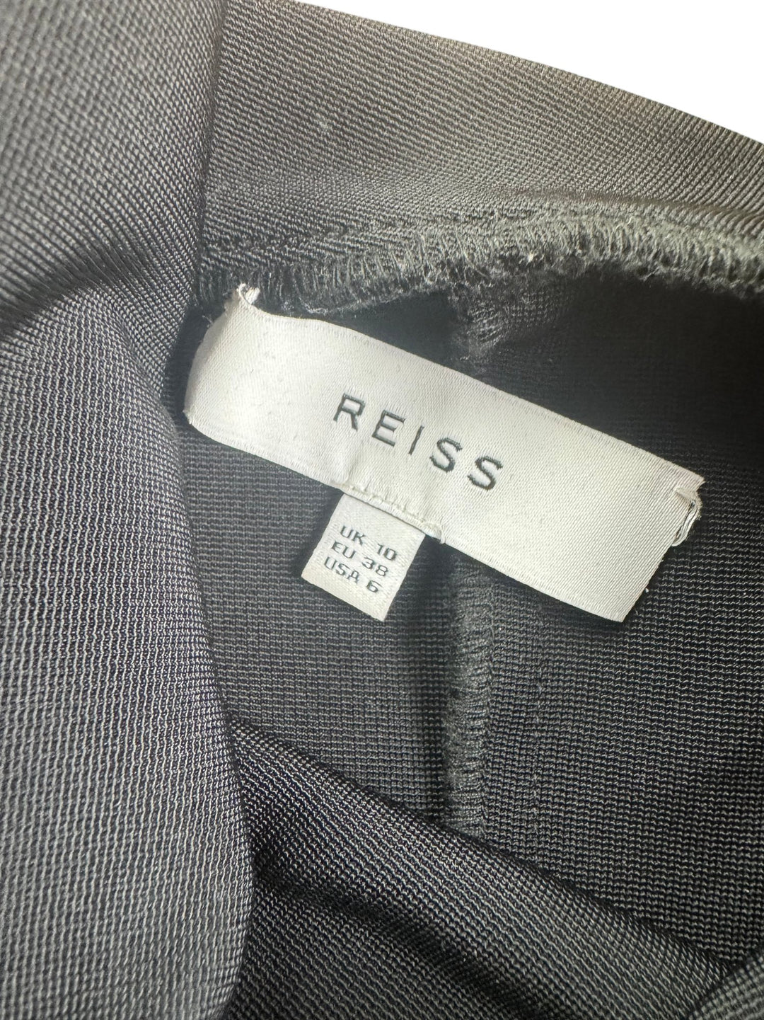 Reiss Black Off-Shoulder Dress - S - Think Vintage ltd