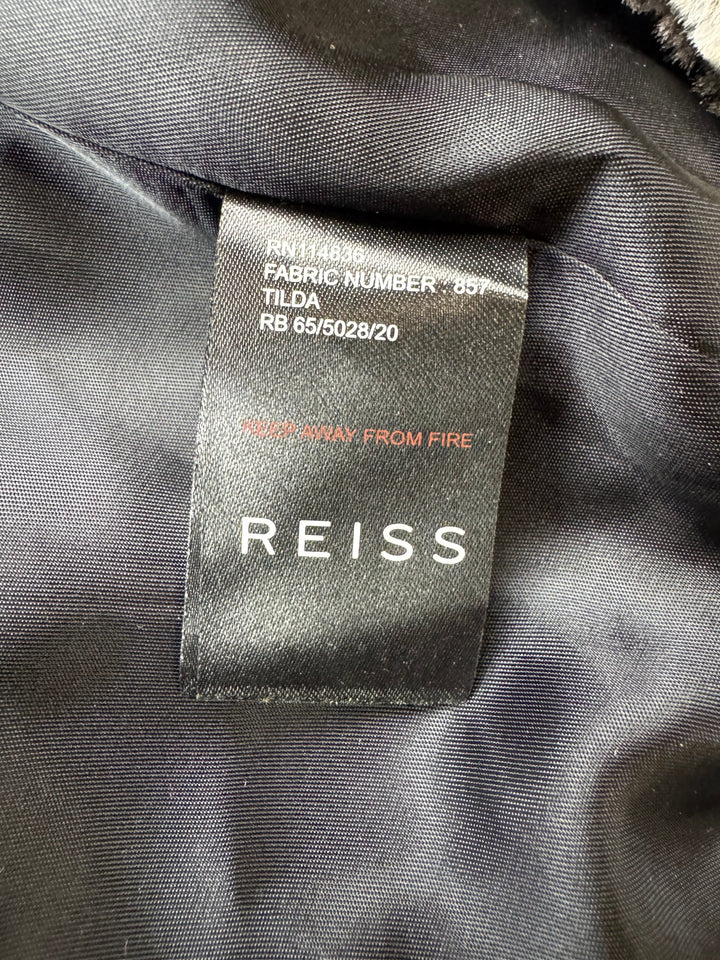 Reiss Faux Fur Coat - M - Think Vintage ltd