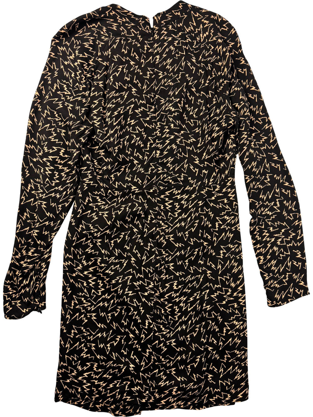 Reiss Long Sleeved Printed Dress - S - Think Vintage ltd