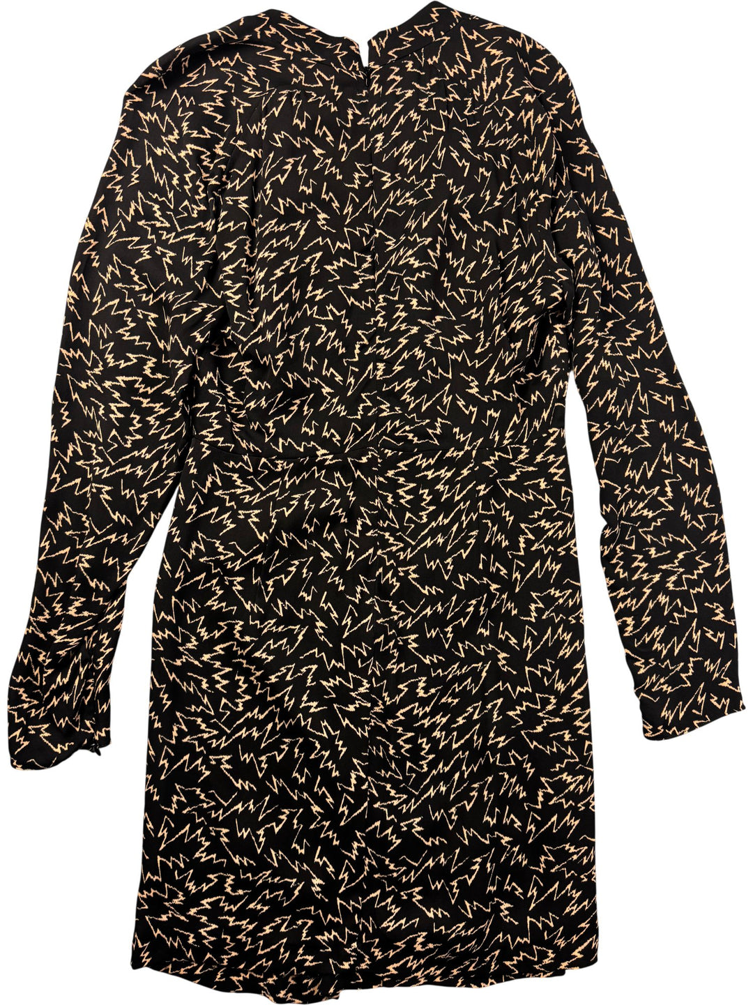 Reiss Long Sleeved Printed Dress - S - Think Vintage ltd