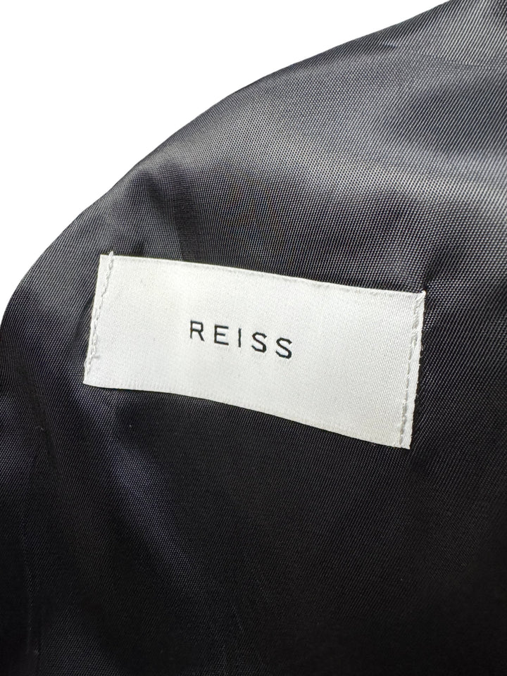 Reiss Tweed Double Breasted Blazer - 42R - Think Vintage ltd