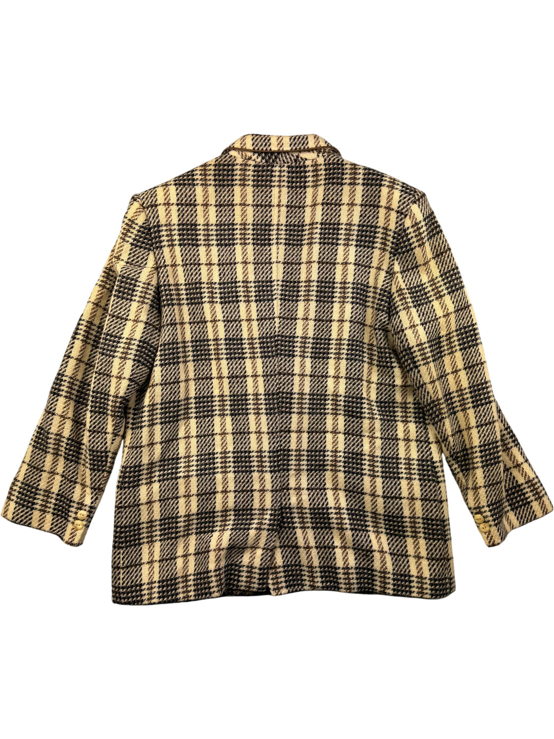 Reldan Pure New Wool Checked Skirt Suit - W30