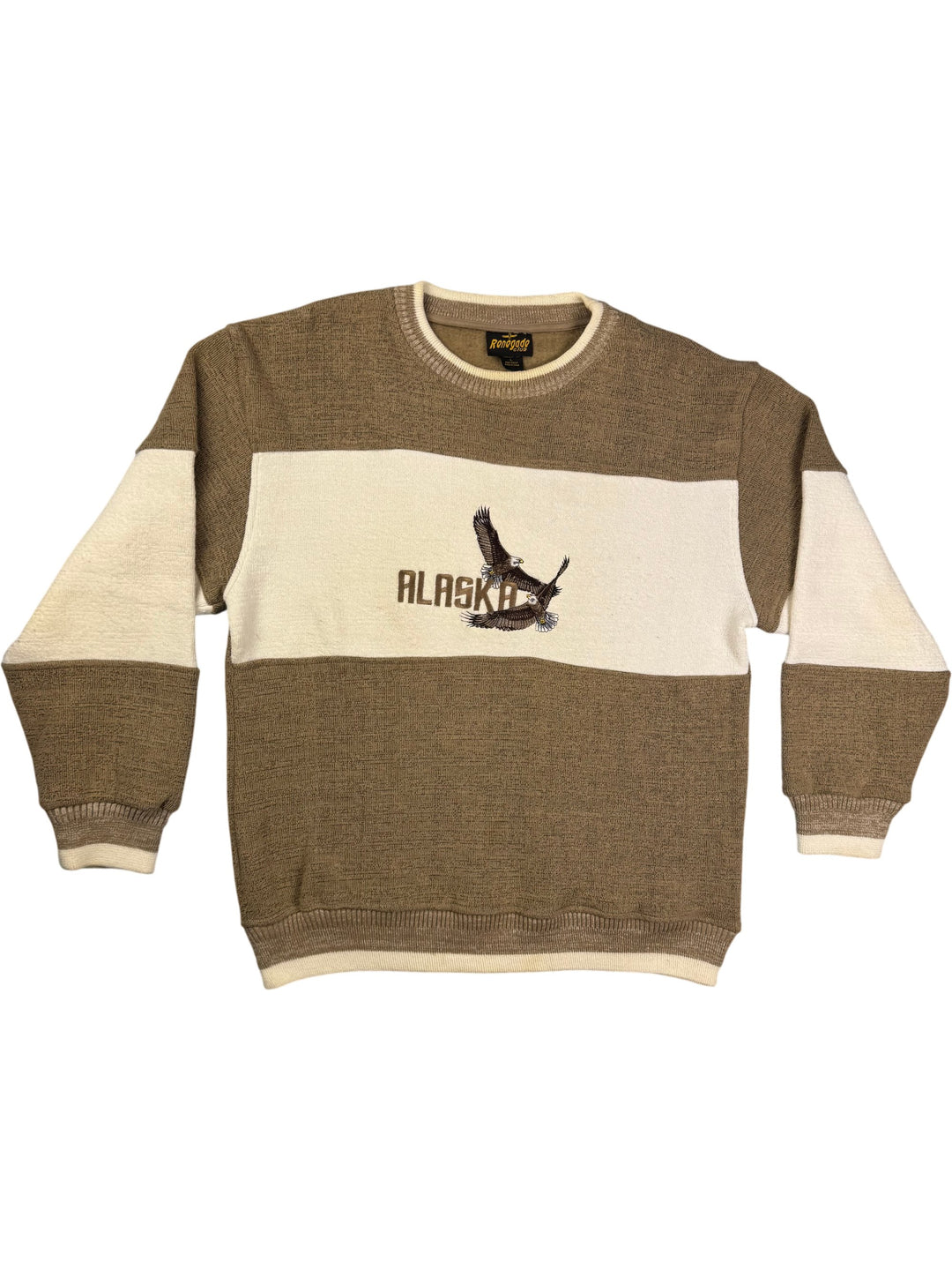 Renegado Club Alaska Eagle Sweatshirt - L - Think Vintage