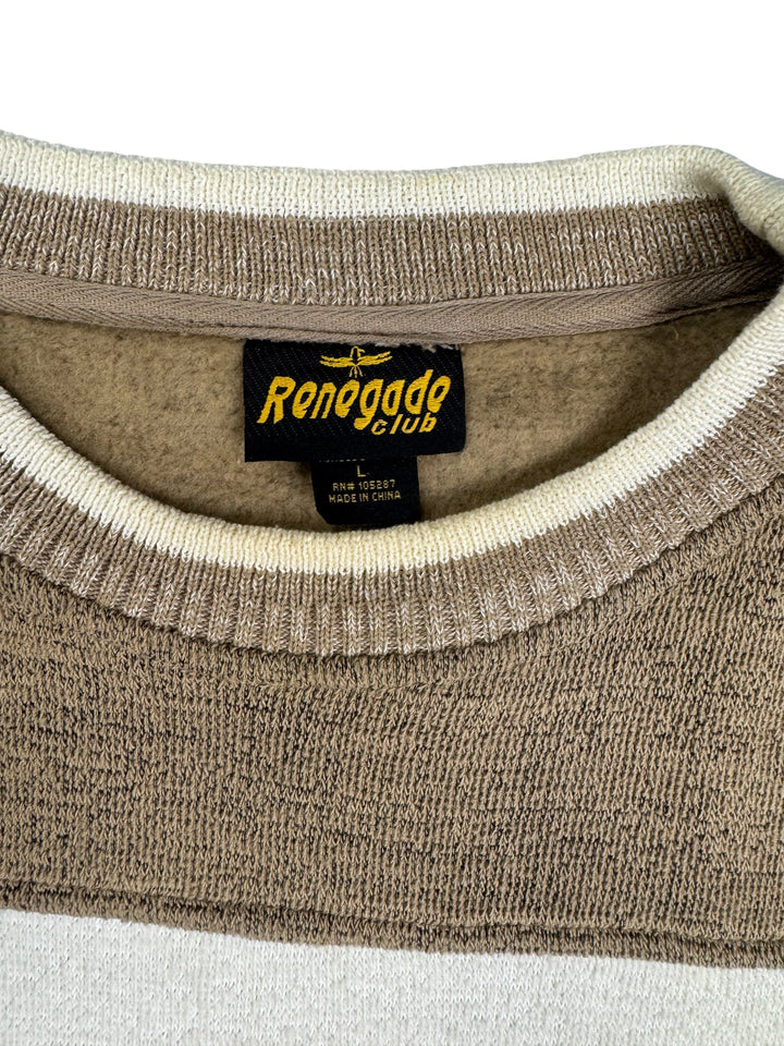 Renegado Club Alaska Eagle Sweatshirt - L - Think Vintage