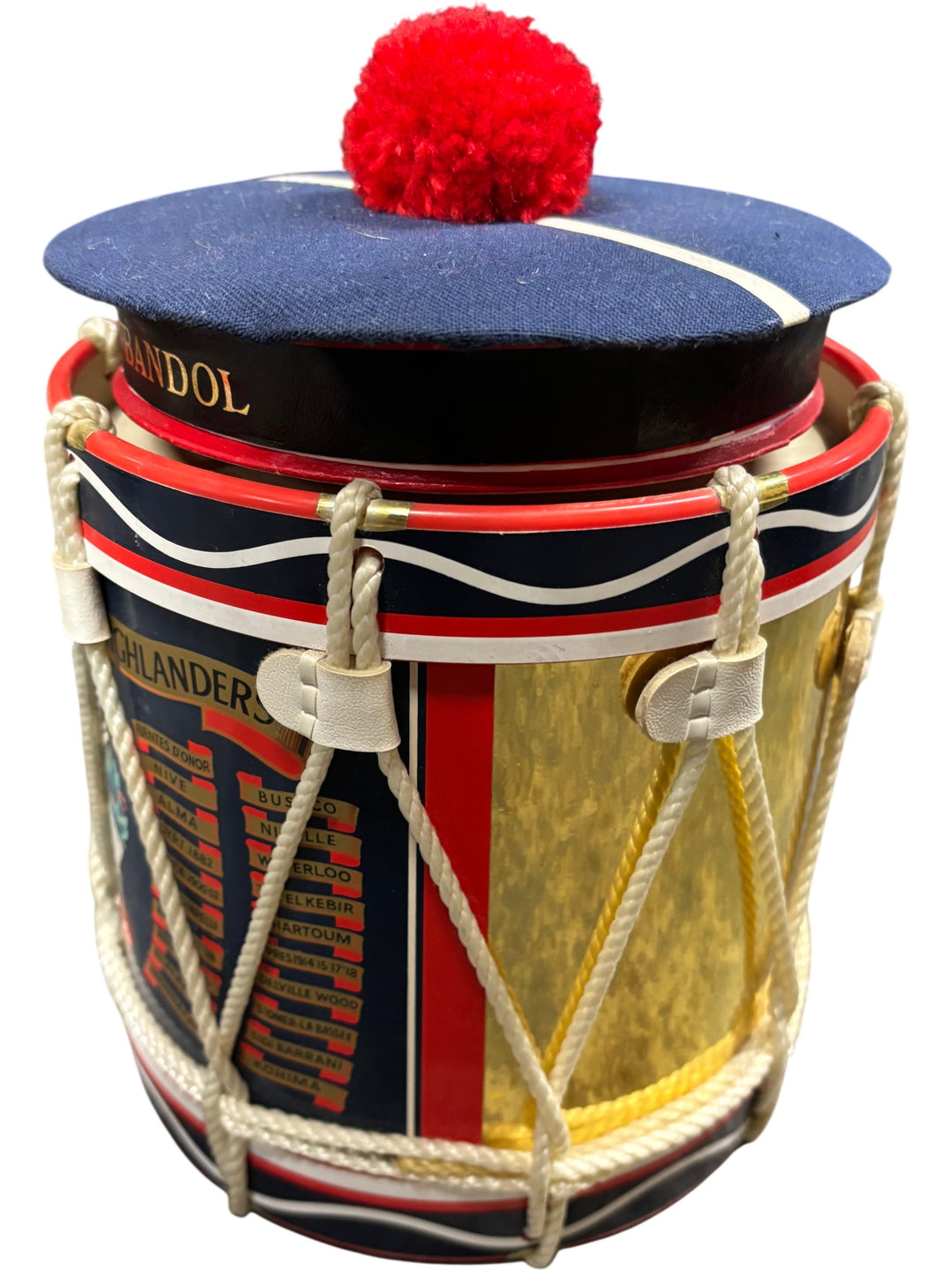 Replica Queen's Own Cameron Highlanders Drum - Think Vintage