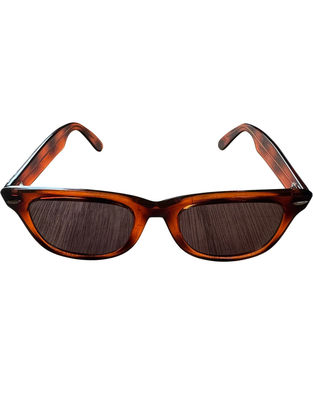 Retro Brown Wayfarer Sunglasses - Think Vintage ltd