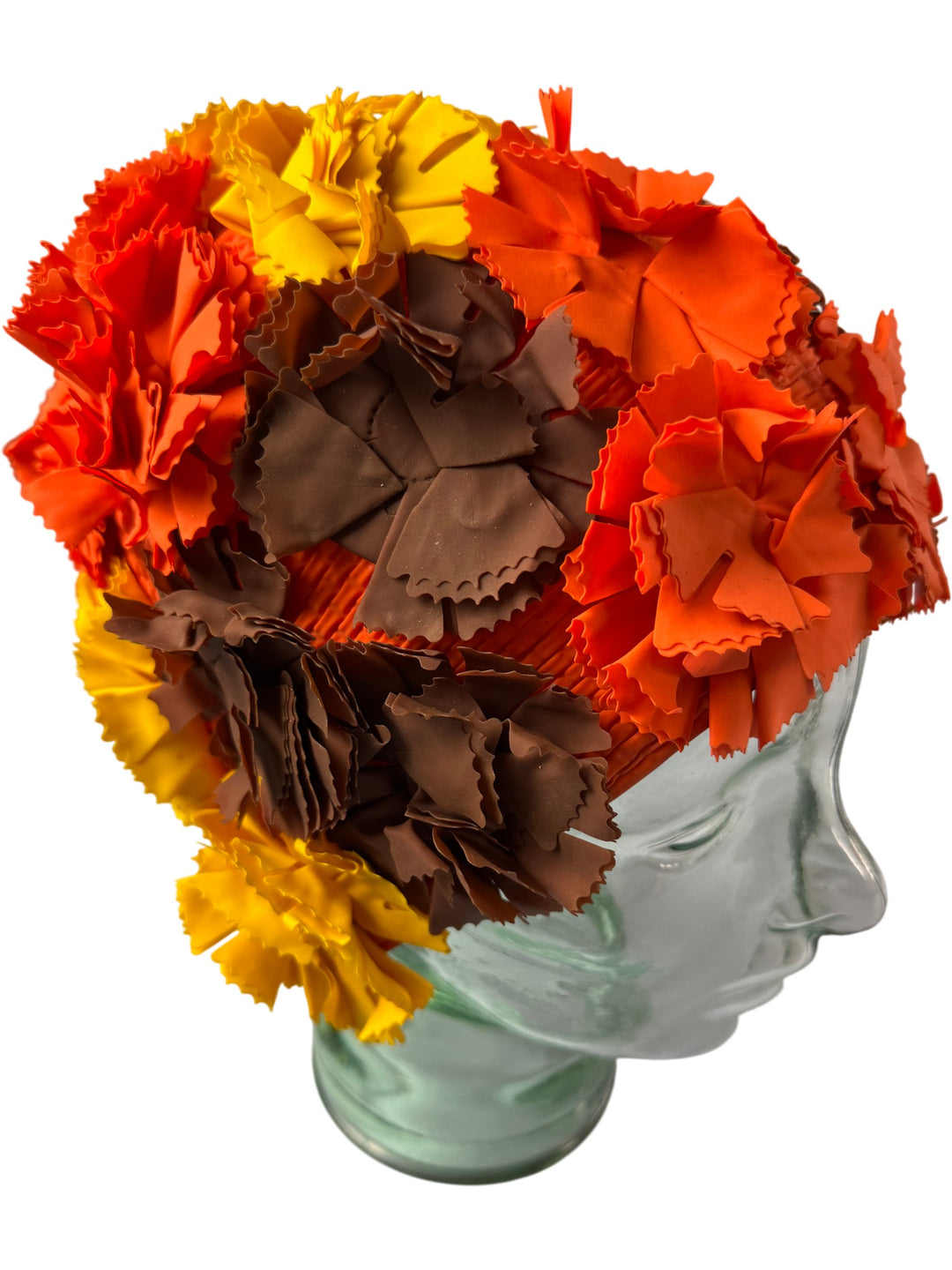 Retro Floral Rubber Swim Cap - Think Vintage