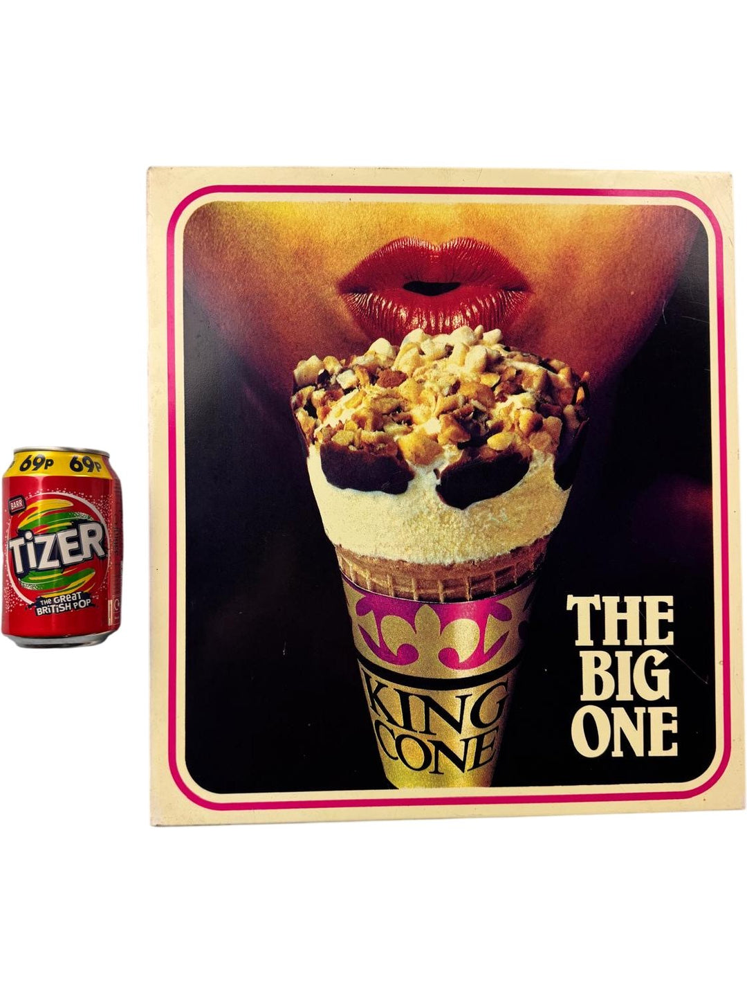Retro King Cone Ice Cream The Big One Metal Sign Collectible Decor - Think Vintage Online Ltd
