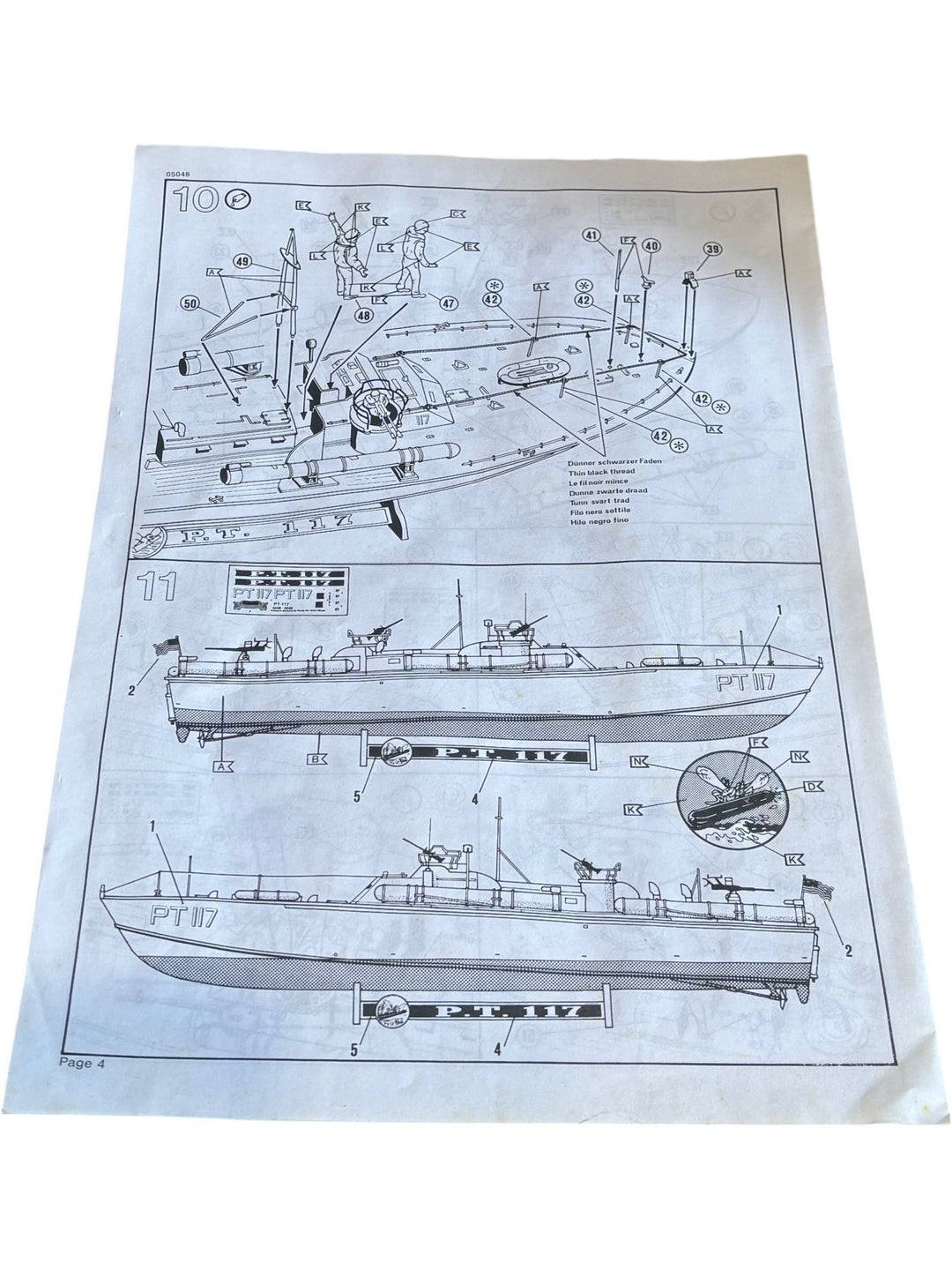 Revell Torpedoboat PT 117 Model Kit 1:72 Scale Plastic Assembly - Think Vintage ltd