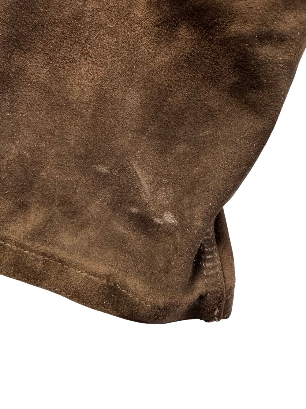 Reversible Kircilar Brown Leather Jacket - S - Think Vintage Online Ltd