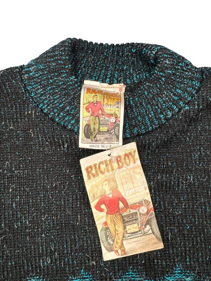 Rich Boy Knit Sweater - M - Think Vintage ltd