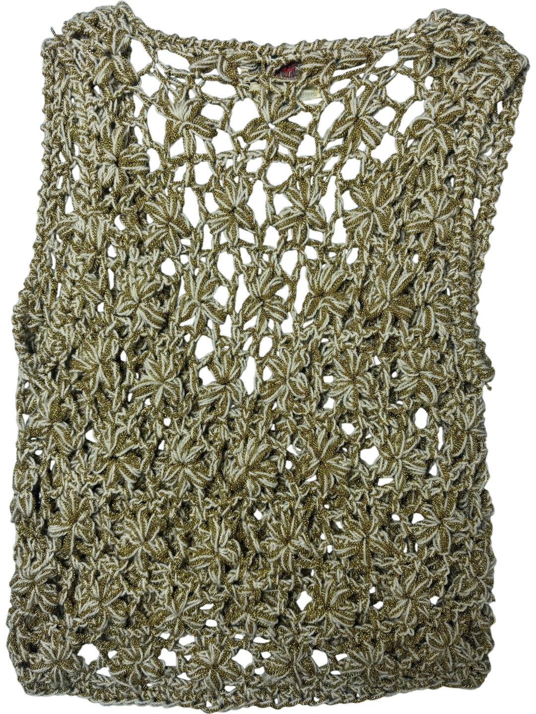Richard Shops Crochet Waistcoat - XS - Think Vintage ltd