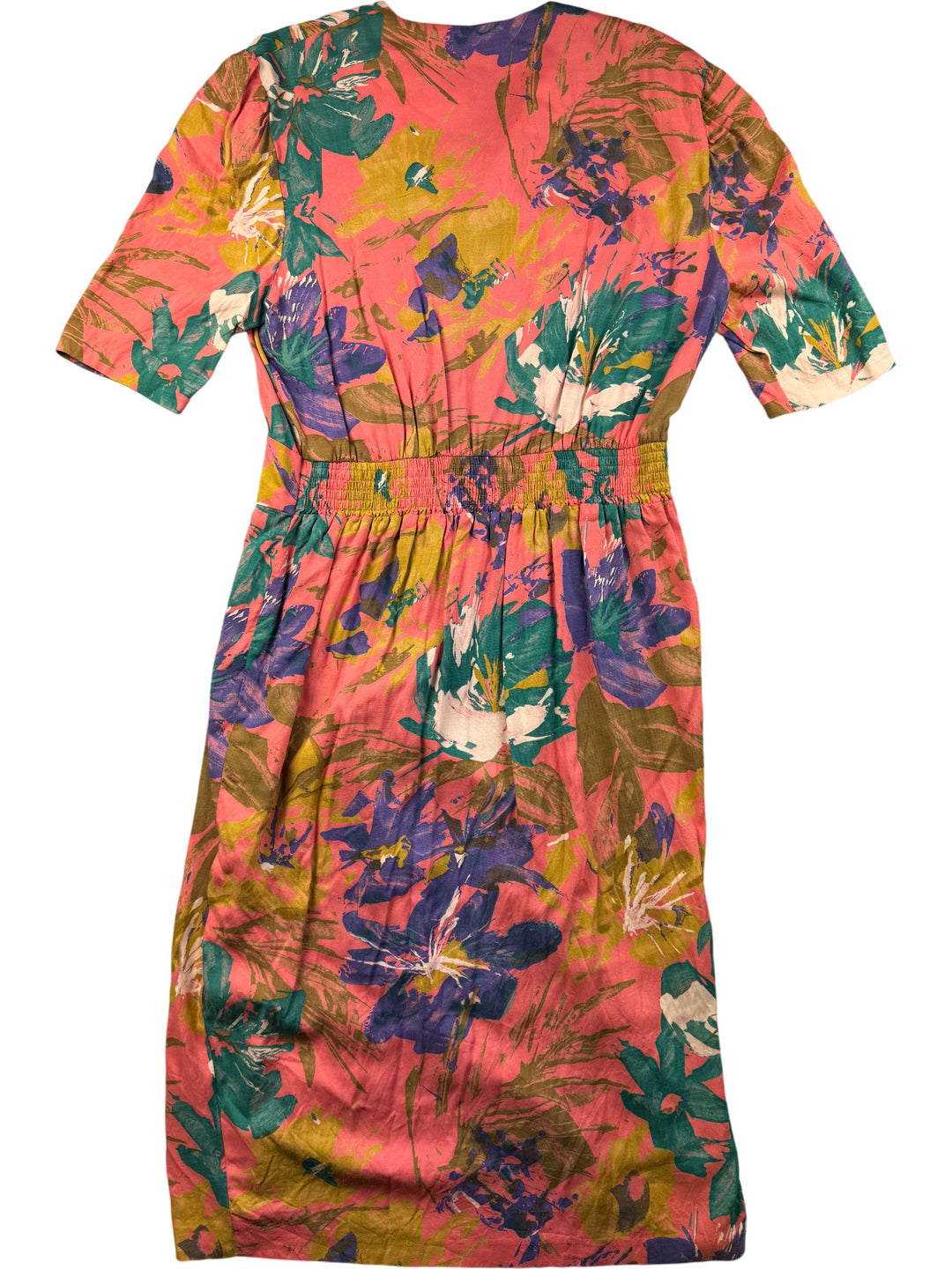 Richards Floral Patterned Dress - M/L - Think Vintage Online Ltd