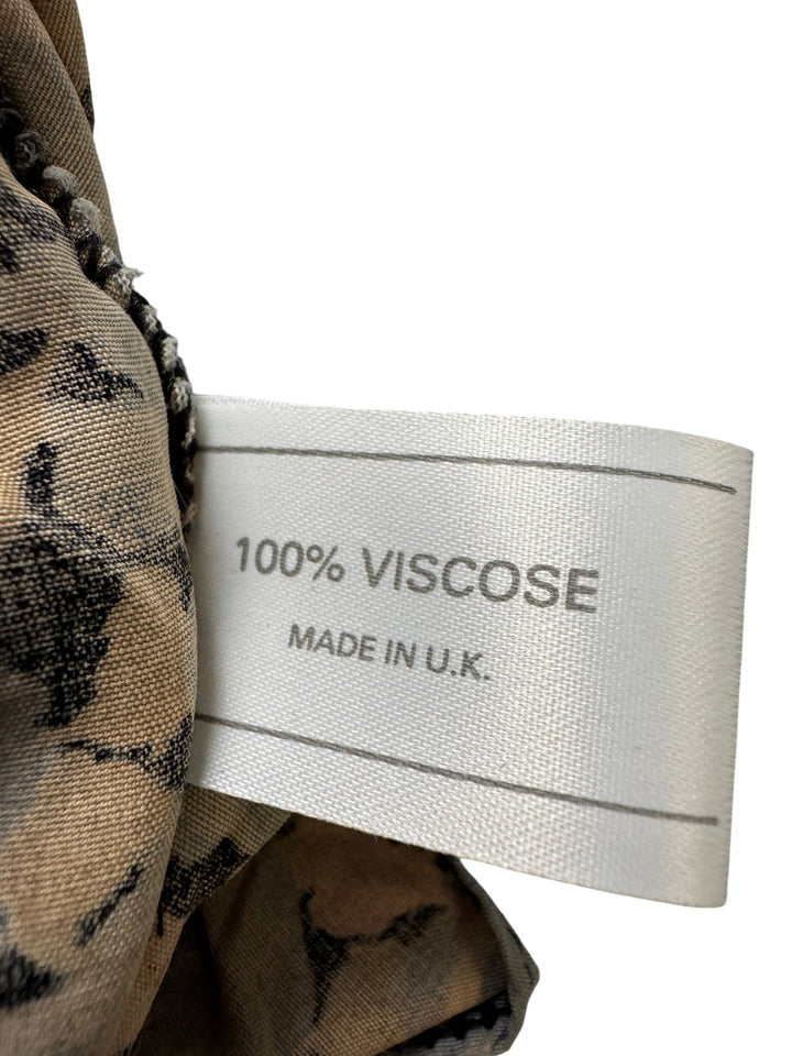 Richards Floral Viscose Wrap Dress - XL - Think Vintage Online Ltd