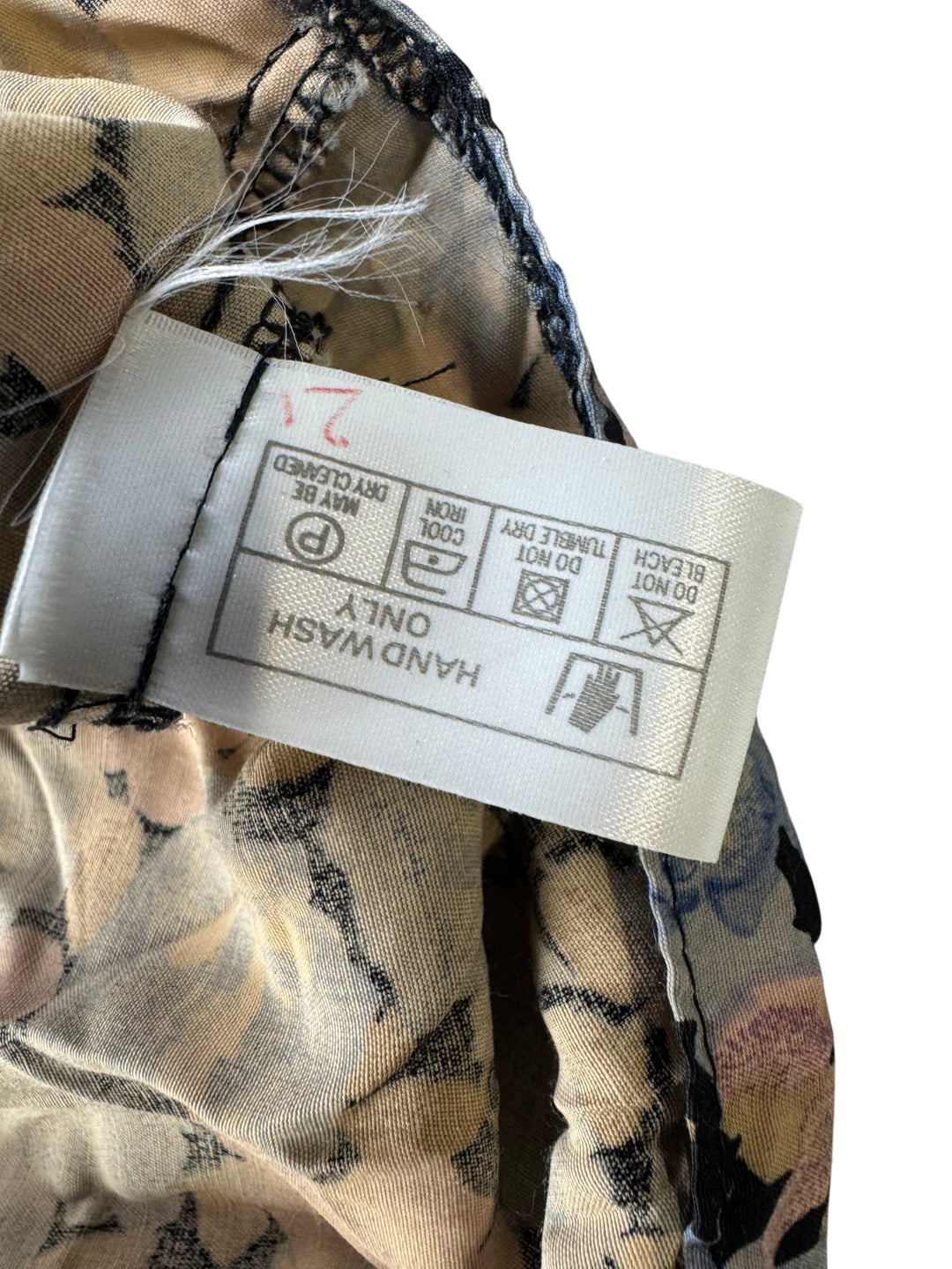 Richards Floral Viscose Wrap Dress - XL - Think Vintage Online Ltd