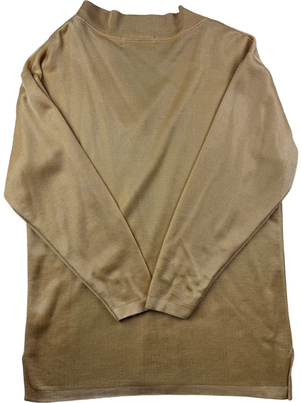 Richards Yellow V-Neck Sweater - L - Think Vintage ltd