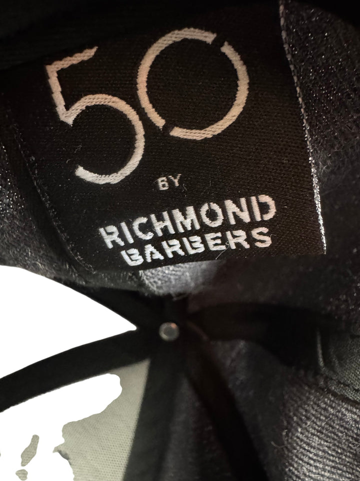 Richmond Barbers Black Baseball Cap - Think Vintage ltd