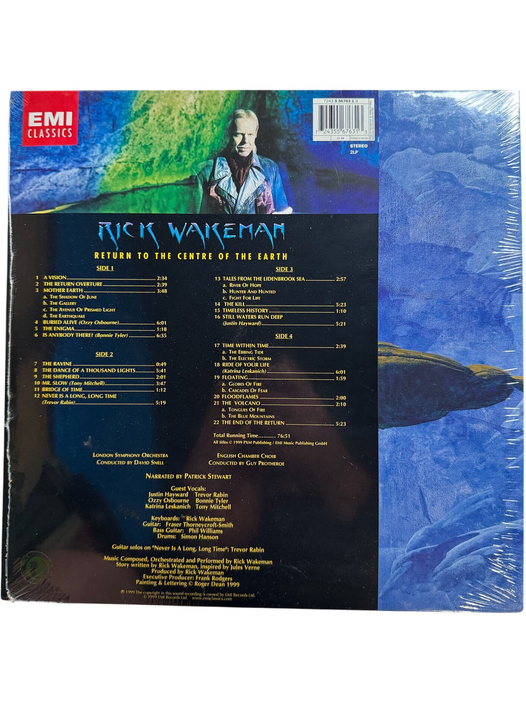 Rick Wakeman Return To The Centre Of The Earth Vinyl - Mint