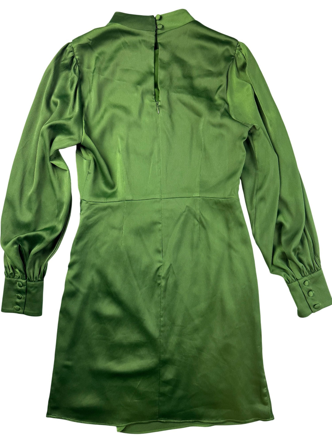 Ro&Zo Green Long-Sleeved Dress - M - Think Vintage ltd