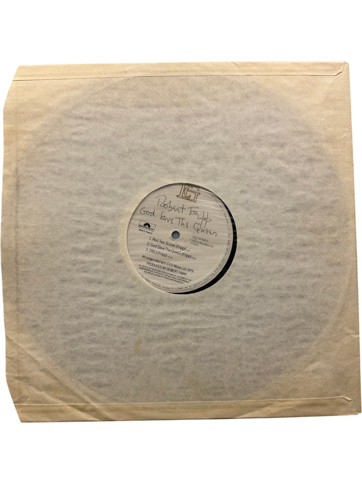 Robert Fripp God Save The Queen Vinyl - Think Vintage ltd