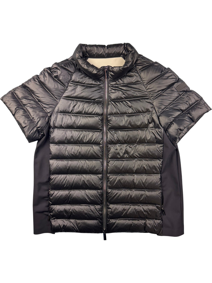 Roberto Ricci Designs Short Sleeve Puffer Jacket in Black - M - Think Vintage ltd