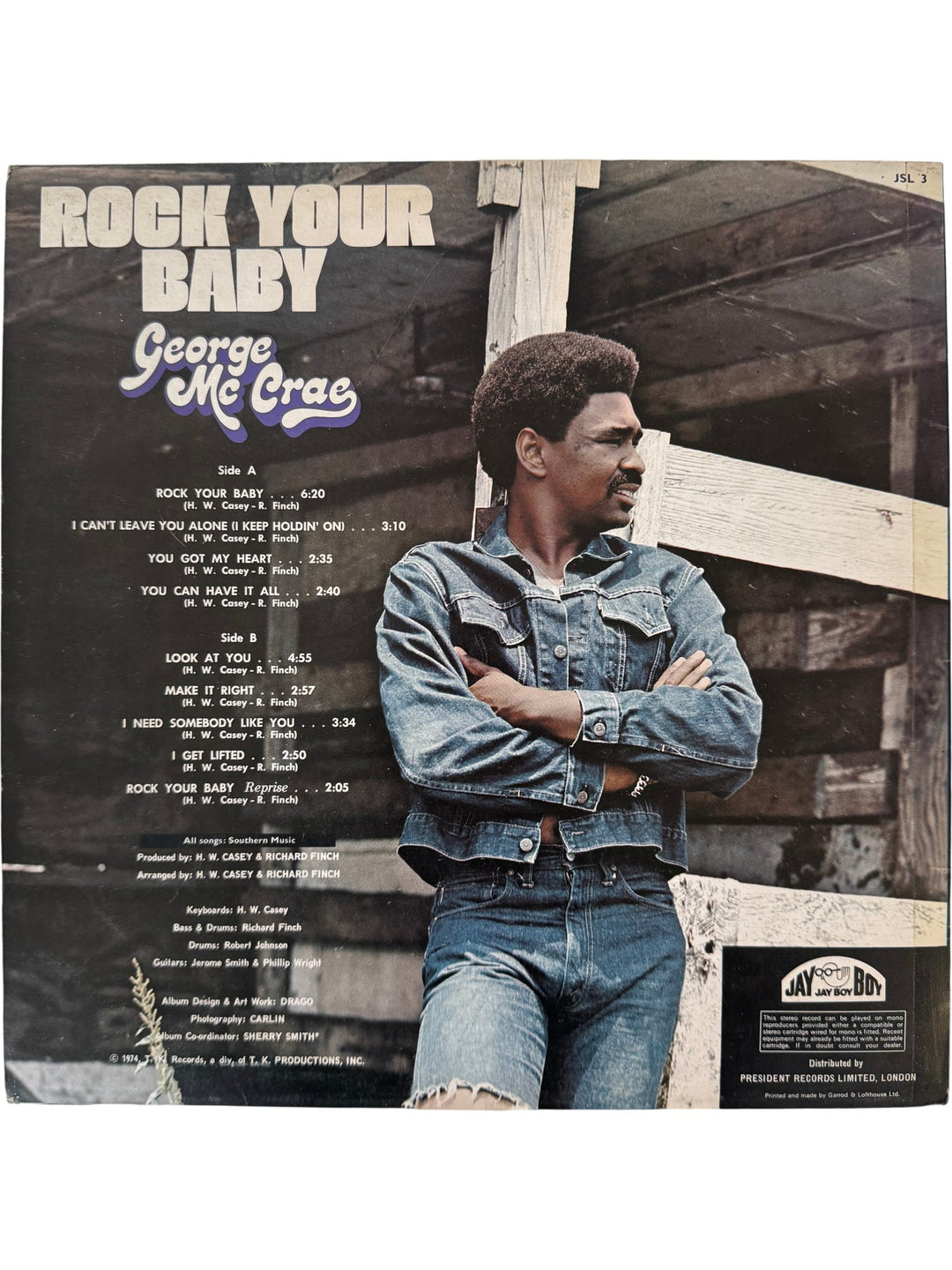 Rock Your Baby Vinyl Record - Very Good - Think Vintage ltd