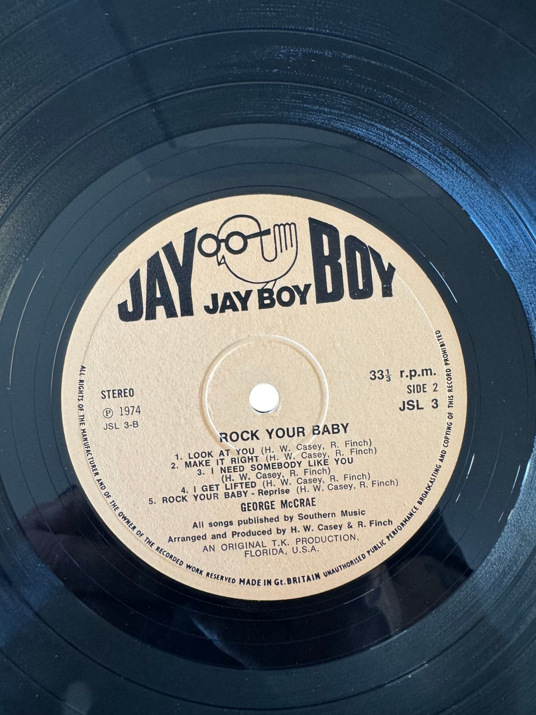 Rock Your Baby Vinyl Record - Very Good - Think Vintage ltd
