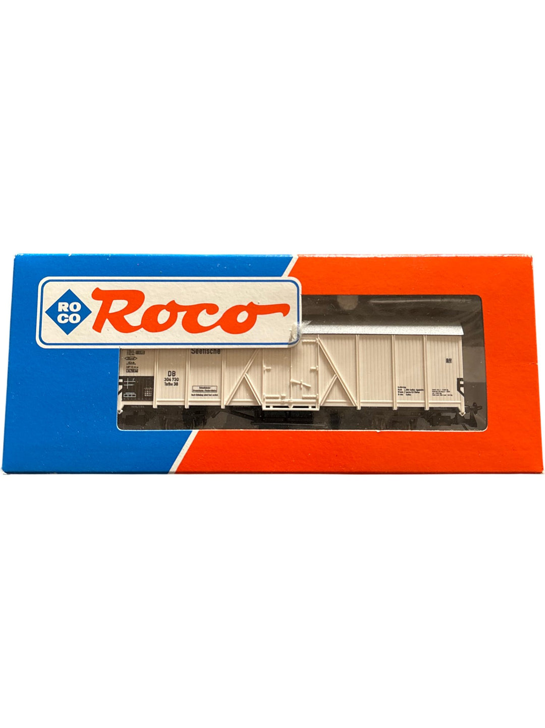 Roco DB HO Scale Model 46235 White Freight Car - Think Vintage ltd
