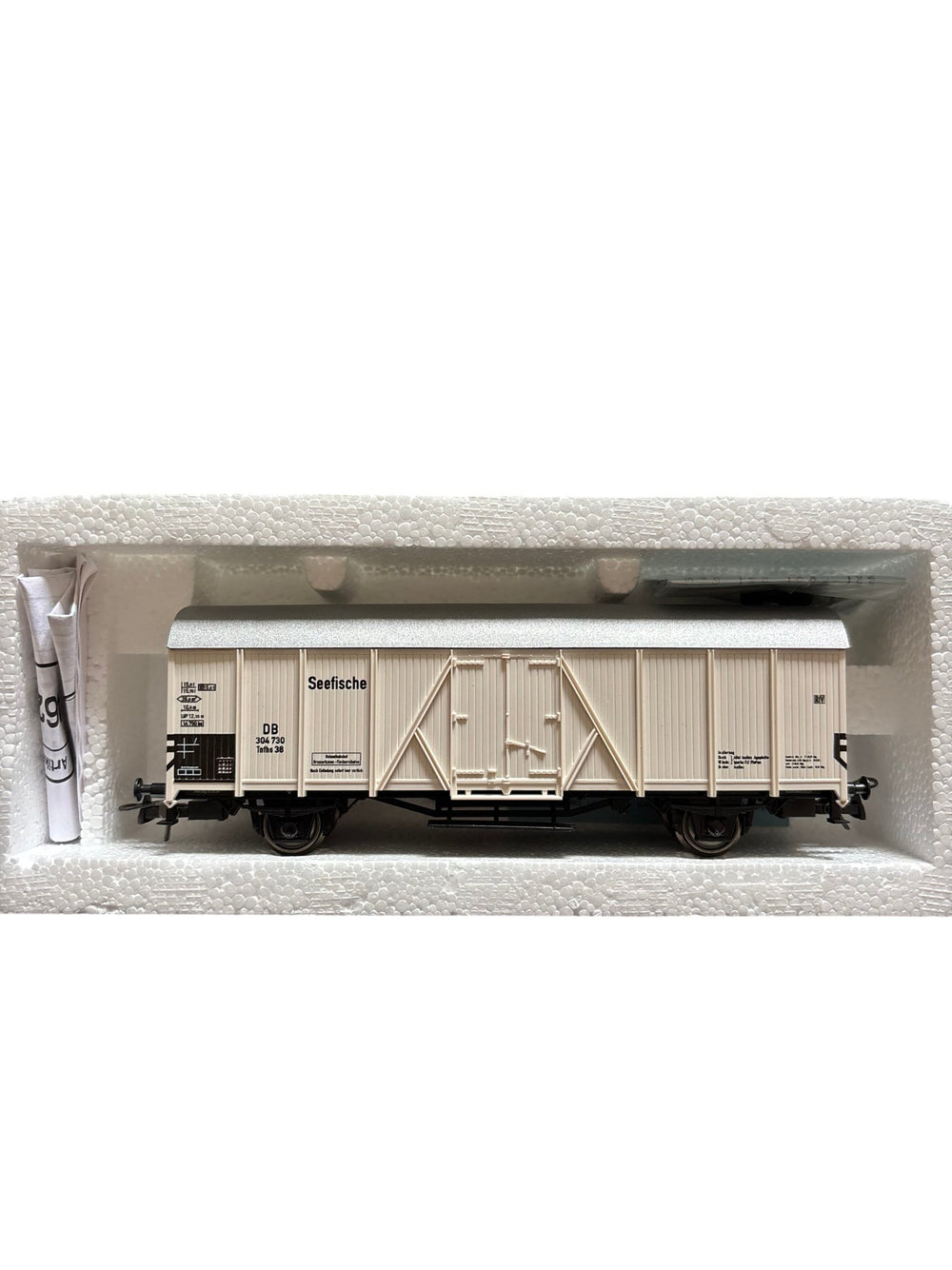 Roco DB HO Scale Model 46235 White Freight Car - Think Vintage ltd