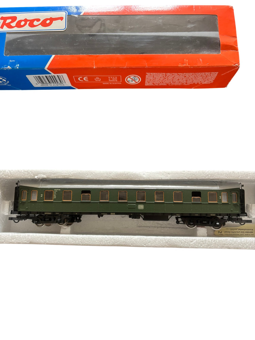 Roco HO Scale 44439 DB 2nd Class Coach Model Train - Think Vintage ltd