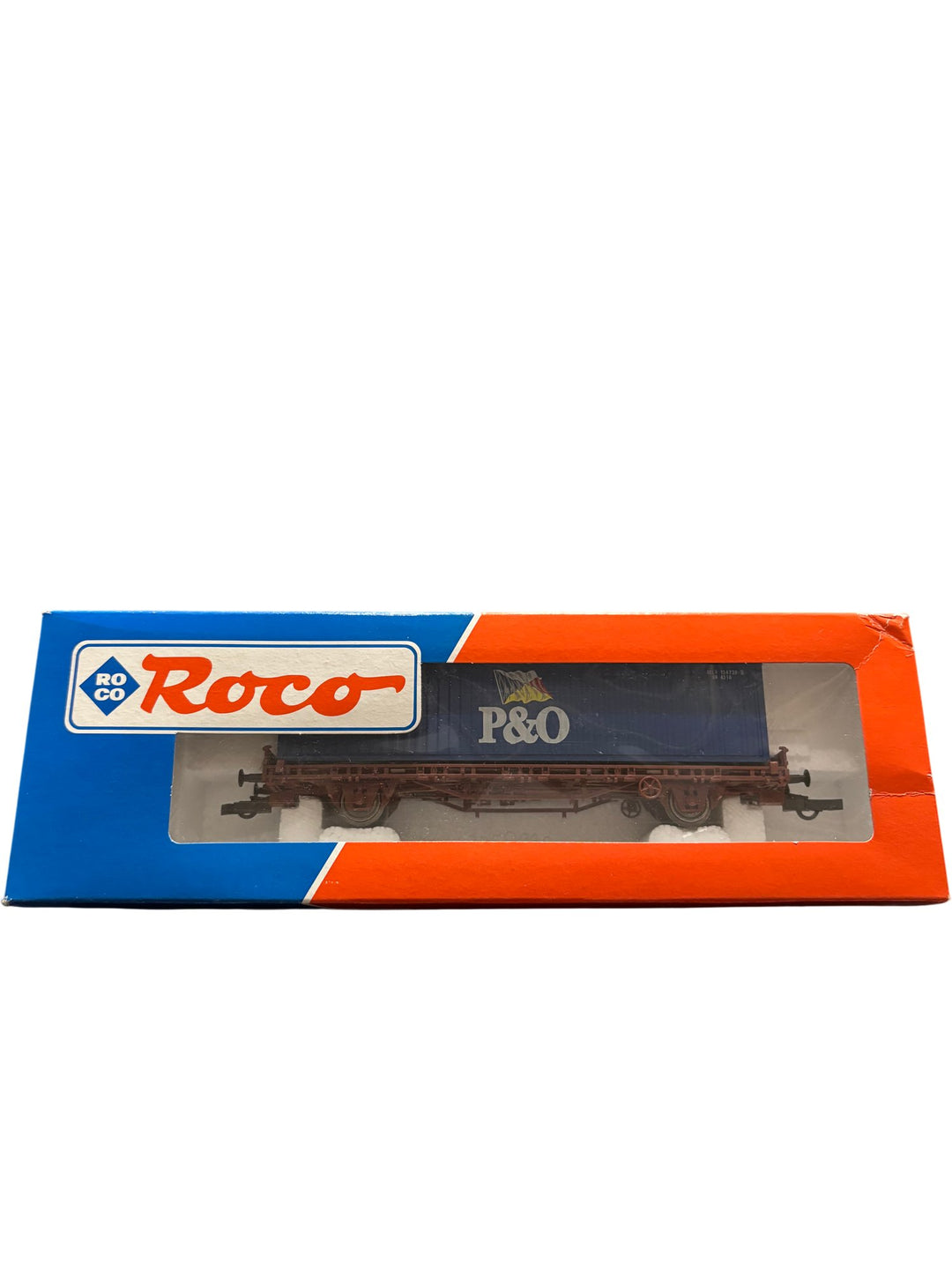 Roco HO Scale P&O Container Wagon Model - Think Vintage ltd