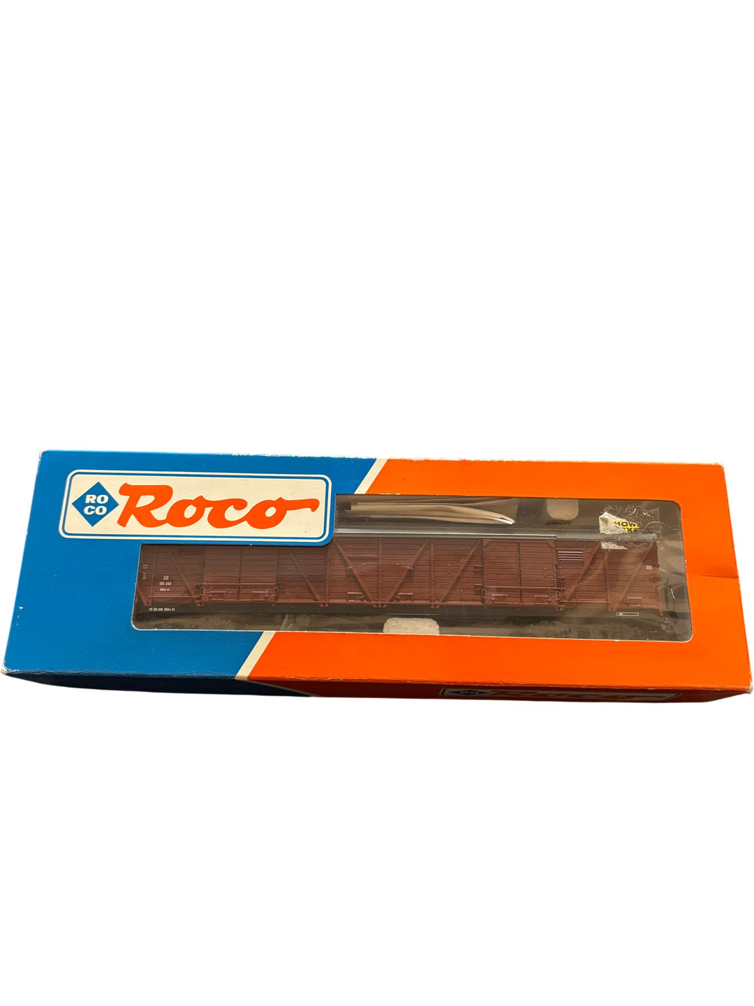Roco Model Train Brown Boxcar - Think Vintage ltd