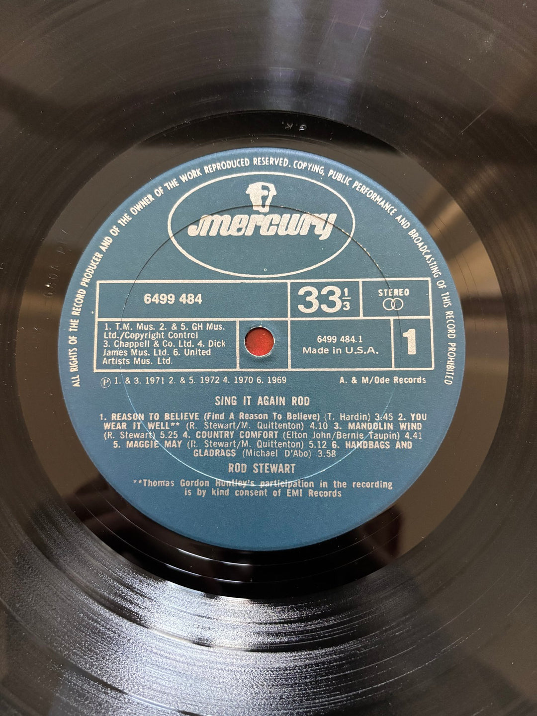 Rod Stewart Sing It Again Vinyl Record - Good - Think Vintage ltd