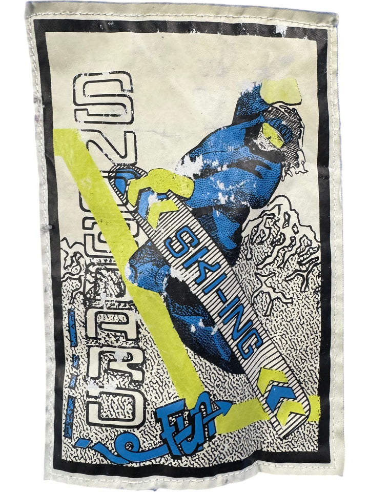 Rodeo Blue Tie-Dye Puffer Jacket - M - Think Vintage ltd