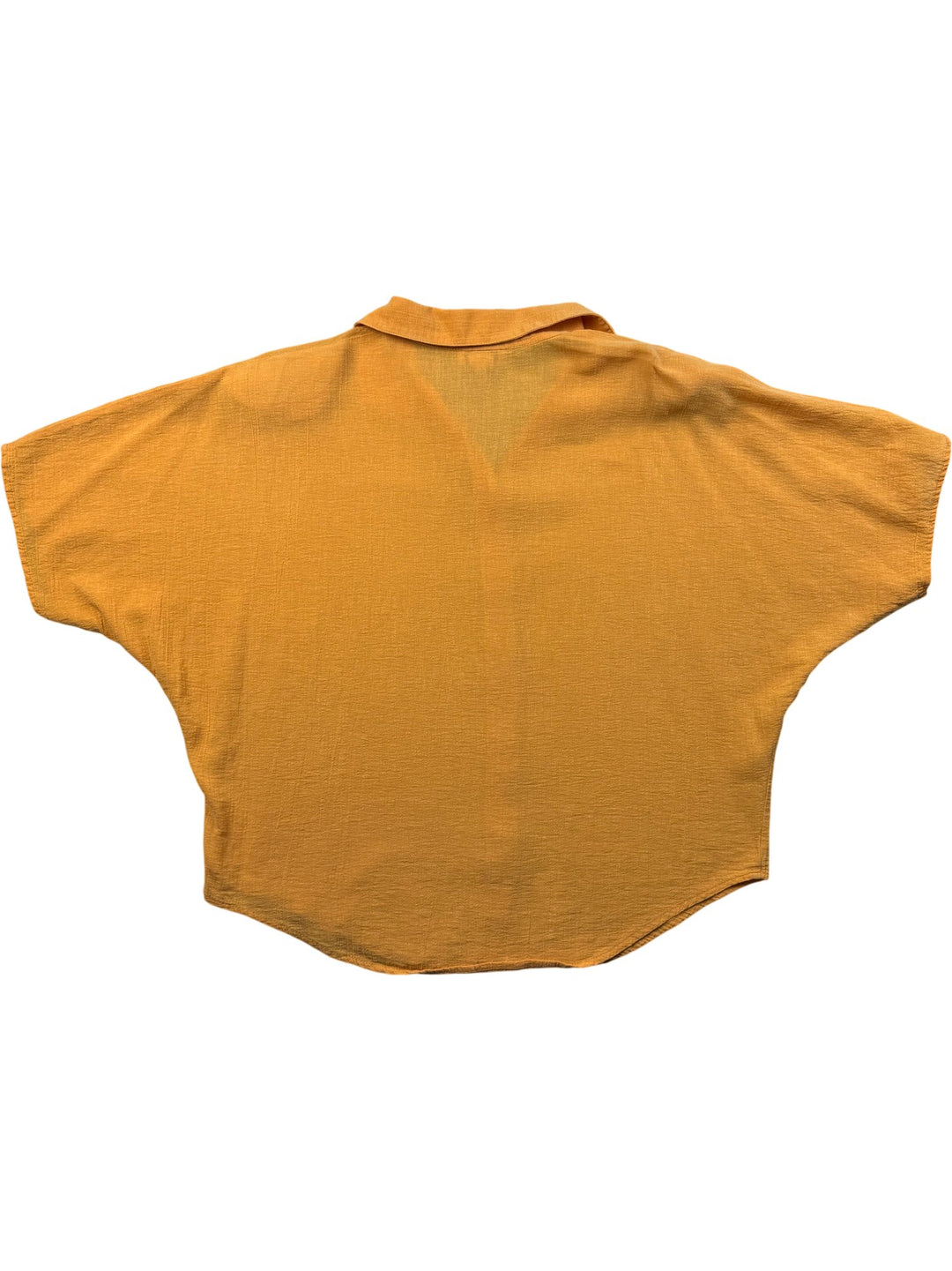Rodier Mustard Button-Up Blouse - M/L