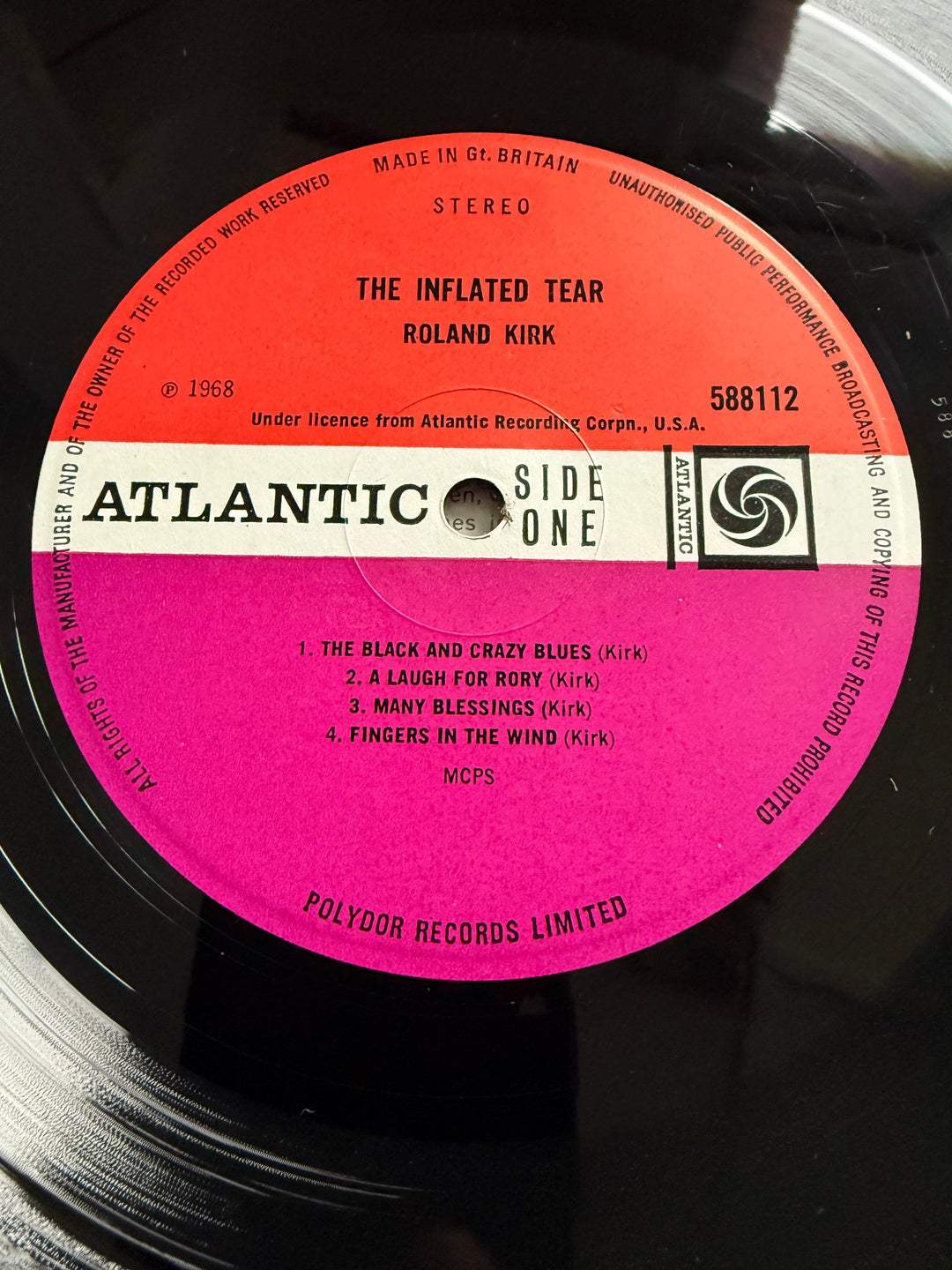 Roland Kirk The Inflated Tear Vinyl Record - Think Vintage